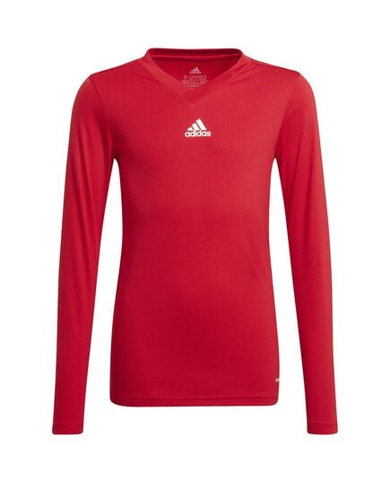 ADIDAS koszulka termoaktywna chłopięca bluza treningowa GN5711, Kolor: czerwony, Waga: 0.2, Rozmiar: 128