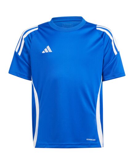 ADIAS IS1032 koszulka dziecięca t-shirt sportowy treningowy Aeroready niebieska, Kolor: niebieski, Waga: 0.2, Rozmiar: 152