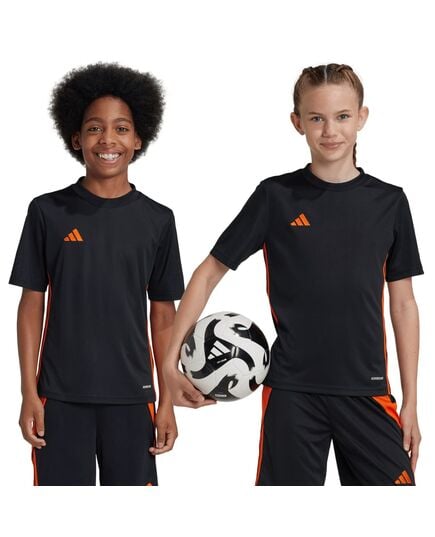 ADIDAS koszulka sportowa młodzieżowa do ćwiczeń t-shirt JJ1156 czarna, Kolor: czarny, Waga: 0.2, Rozmiar: 128