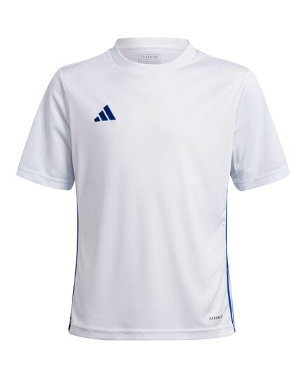 ADIDAS t-shirt chłopięcy treningowy koszulka do ćwiczeń Aeroready JJ1154 biała, Kolor: biały, Waga: 0.2, Rozmiar: 128