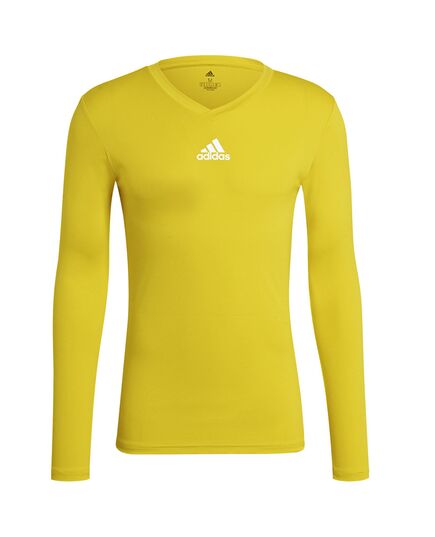 ADIDAS koszulka termiczna męska treningowa długi rękaw GN7506 żółta, Kolor: żółty, Waga: 0.2, Rozmiar: M