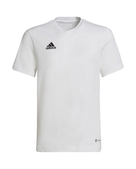 ADIDAS koszulka treningowa chłopięca t-shirt do ćwiczeń Entrada HC0447 biała, Kolor: biały, Waga: 0.2, Rozmiar: 128