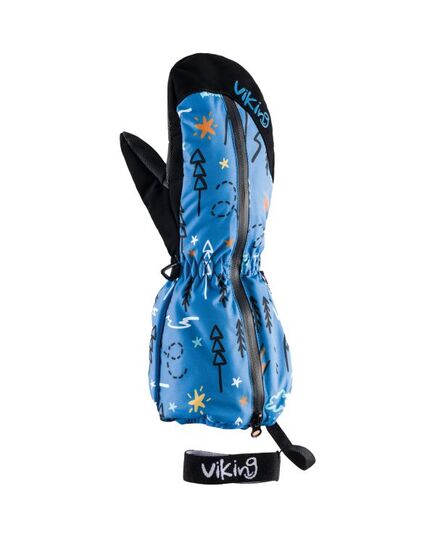VIKING SNOPPY rękawiczki narciarskie jednopalczaste dla dzieci niebieskie, Kolor: niebieski, Waga: 0.2, Rozmiar: 3