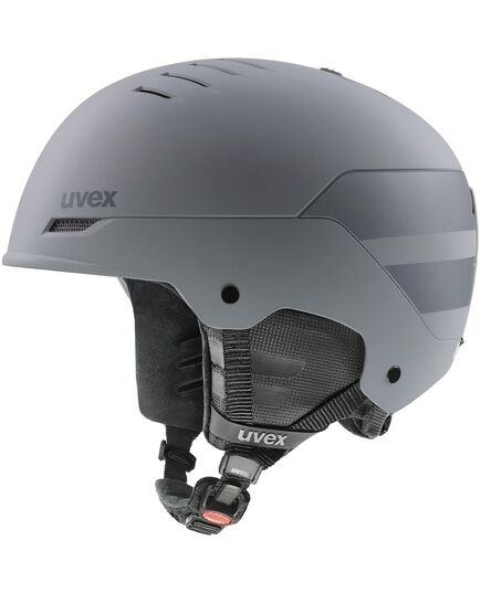 UVEX Kask narciarski hardshell z regulacją Wanted szary, Kolor: szary, Rozmiar: 54-58