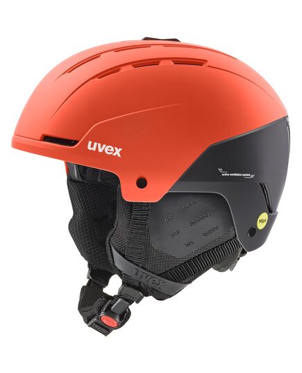 UVEX STANCY kask narciarski uvex z MIPS i hardshell czerwony, Kolor: czerwony, Rozmiar: 54-58