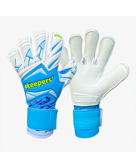 4KEEPERS rękawice bramkarskie meczowe i treningowe FORCE V1.25 FURY RF2G niebieskie, Waga: 0.2, Rozmiar: 10