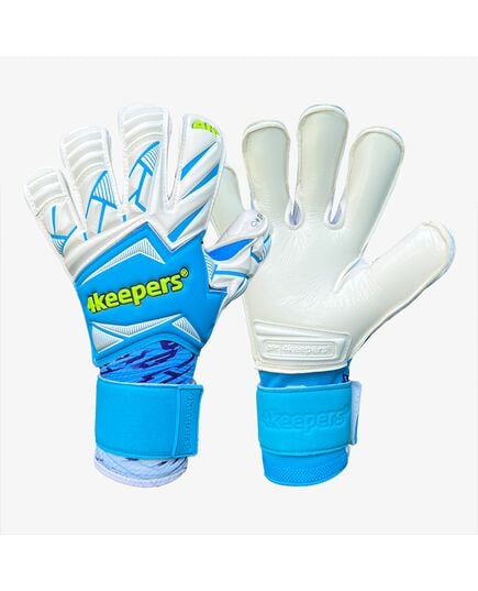 4KEEPERS rękawice bramkarskie meczowe i treningowe FORCE V1.25 FURY RF2G niebieskie, Waga: 0.2, Rozmiar: 8.5