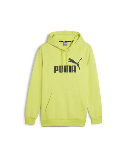 PUMA bluza męska z kapturem bawełniana ESS Big Logo Hoodie zielona, Kolor: zielony, Waga: 0.4, Rozmiar: L