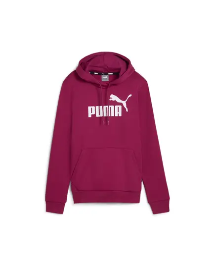PUMA bluza damska bawełniana z kaputrem ESS Logo Hoodie FL różowa, Kolor: różowy, Waga: 0.4, Rozmiar: L