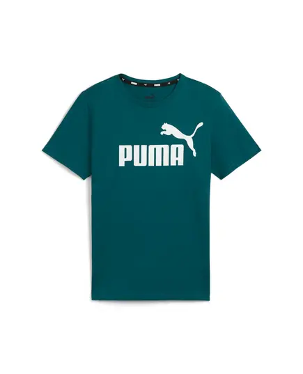 PUMA koszulka dziecięca t-shirt bawełniany ESS Logo Tee B zielona, Kolor: zielony, Waga: 0.2, Rozmiar: 128