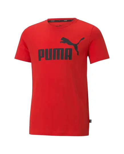 PUMA koszulka dziecięca t-shirt bawełniany ESS Logo Tee B czerwona, Kolor: czerwony, Waga: 0.2, Rozmiar: 128