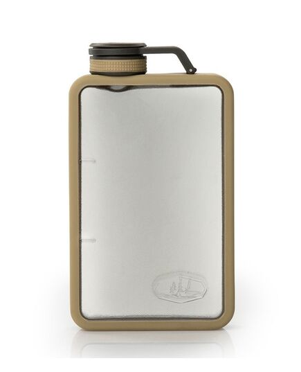 GSI Outdoors Piersiówka Boulder Flask sand, Kolor: beżowy, Waga: 1, Pojemność (litry): 0.177