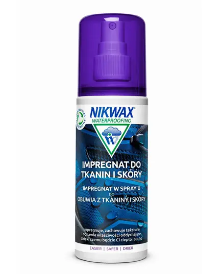 Nikwax Impregnat do obuwia tkanina i skóra 125 ml atomizer