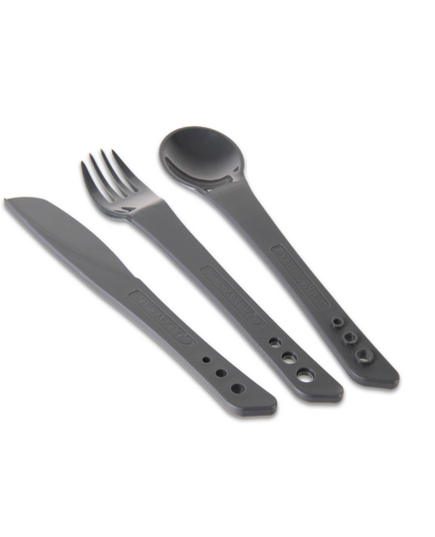Lifeventure Zestaw sztućców Ellipse Cutlery Set Graphite