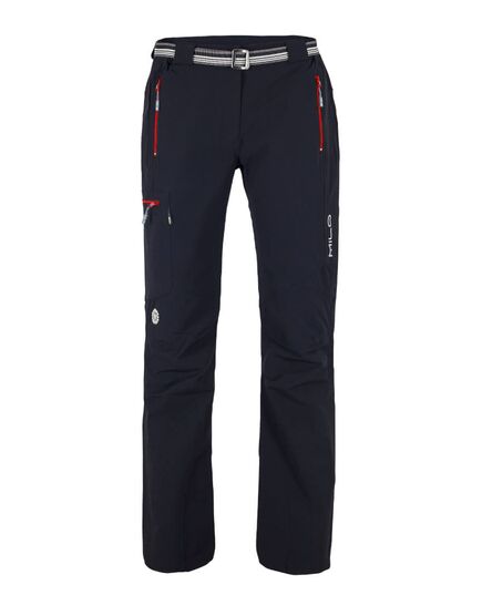 Milo Spodnie trekkingowe damskie Vino Lady long black r. S