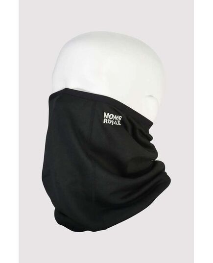 Mons Royale Komin merino Decade Wool Fleece Neckwarmer-Black