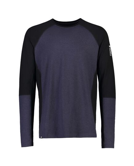 Mons Royale Koszulka męska merino Mens Olympus 3.0 LS Vert Lock Up Black / 9 Iron r. XL