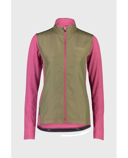 Mons Royale Kurtka / bluza damska Phoenix Wind Jersey Rosewood / Olive r. M
