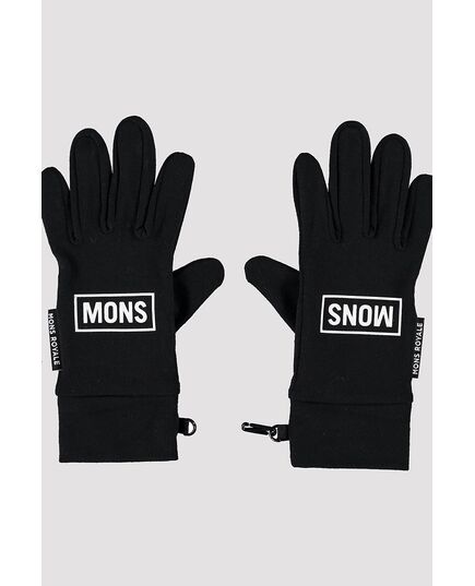 Mons Royale Rękawiczki merino Unisex Elevation Gloves Black r. XL