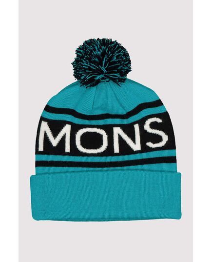 Mons Royale Czapka Unisex PomPom Logo Marina /Black, Waga: 0.5