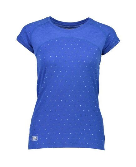 Mons Royale koszulka damska merino W Bella Tech Tee  Geo Blue Dot r. M