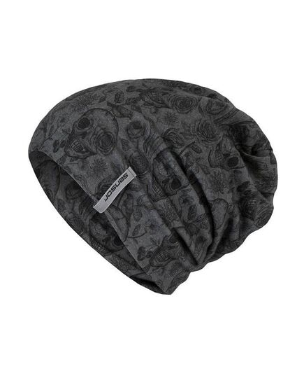 SENSOR Czapka MERINO Impress beanie black-skulls, Waga: 0.5, Rozmiar: M