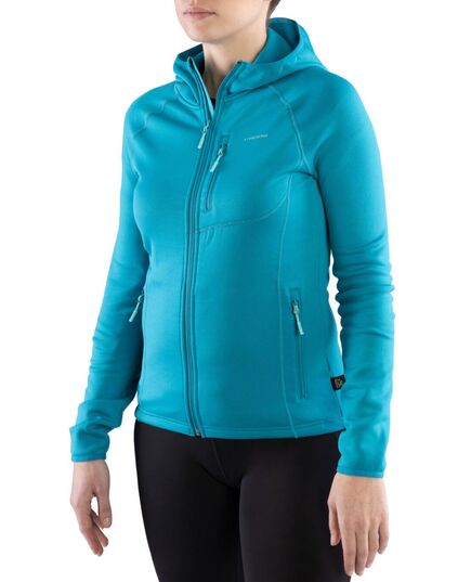 Viking Bluza damska Jukon Hoodie Lady Polartec Power Stretch turkusowa r.  XL
