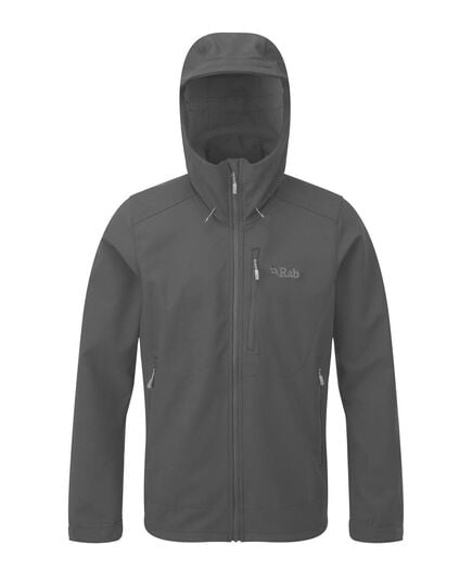 Rab Kurtka softshell męska Salvo Jacket szara, Kolor: czarny, Waga: 1, Rozmiar: M