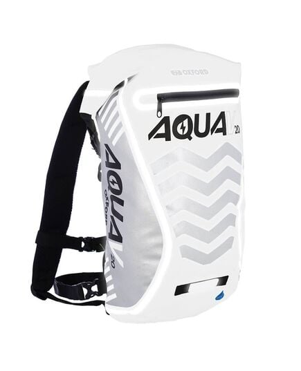 OXC Rowerowy plecak wodoodporny Aqua 20l biały