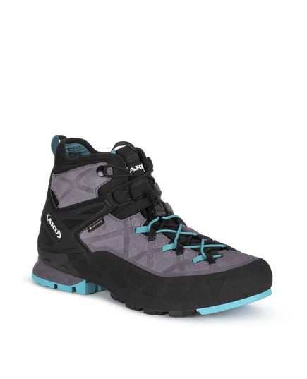 AKU Buty damskie W's Rock DFS MID GTX szaro-turkusowe, Waga: 3, Rozmiar: 36