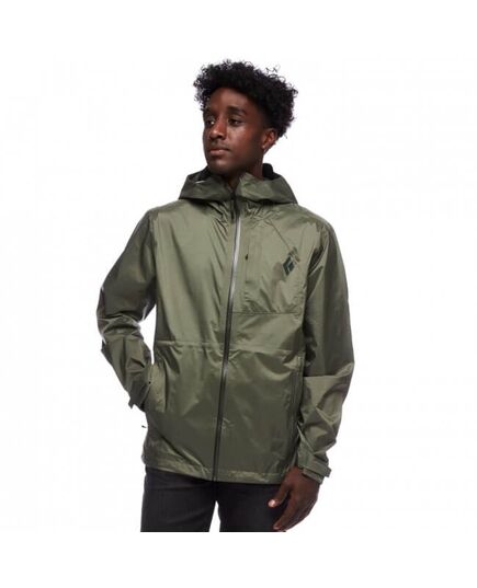 Black Diamond Kurtka membranowa męska Treeline Rain Shell zielona, Kolor: zielony, Waga: 1, Rozmiar: M