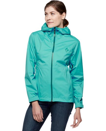 Black Diamond Kurtka przeciwdeszczowa damska Stormline Stretch Rain Jacket zielona, Kolor: zielony, Waga: 0.5, Rozmiar: XS