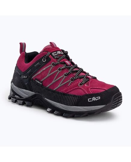 CMP Buty trekkingowe damskie RIGEL LOW WMN TREKKING SHOE WP szaro-czerwone, Waga: 2, Rozmiar: 37