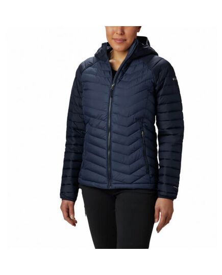 Columbia Kurtka damska Powder Lite™ Hooded Jacket granatowa, Kolor: czarny, Waga: 1, Rozmiar: M