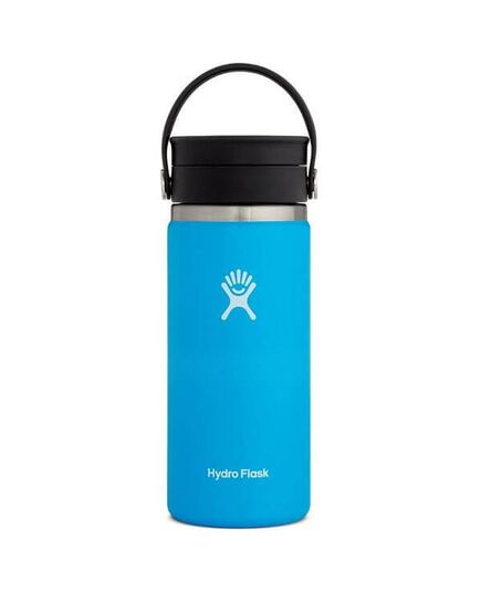 Hydro Flask - Kubek termiczny 473 ml  Wide Mouth Flex Sip Lid Pacific, Kolor: niebieski, Waga: 1, Pojemność (litry): 0.47