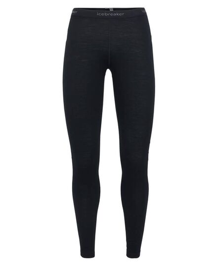 Icebreaker Legginsy damskie merino W 200 Oasis czarne, Kolor: czarny, Waga: 1, Rozmiar: XL