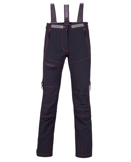 Milo Spodnie damskie Lahore Lady Pants black/violet zips r. M