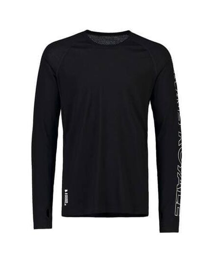Mons Royale Koszulka męska merino Temple Tech LS czarna, Kolor: czarny, Waga: 1.5, Rozmiar: S