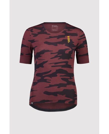 Mons Royale Koszulka rowerowa damska Cadence Tee Chocolate Camo r. M