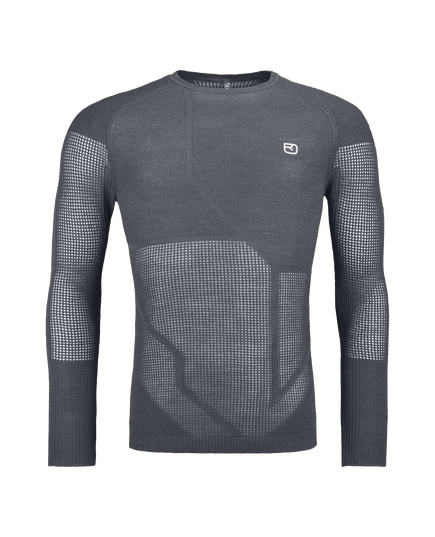 Ortovox Koszulka męska Merino Thermovent szara, Kolor: szary, Waga: 1, Rozmiar: XL