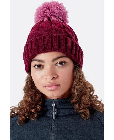 Rab Czapka damska Braid Beanie czerwona