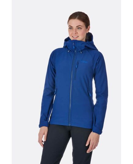Rab Kurtka softshell damska Salvo Jacket niebieska, Waga: 1, Rozmiar: S