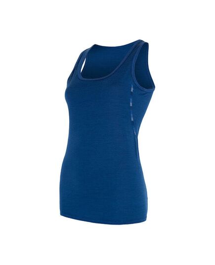 Sensor Koszulka damska MERINO AIR Sleeveless niebieska, Kolor: niebieski, Waga: 0.5, Rozmiar: XL
