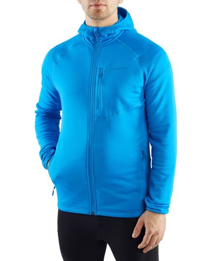 Viking Bluza męska Polartec PowerStretch Jukon Hoodie Man niebieska, Kolor: niebieski, Waga: 0.5, Rozmiar: XL