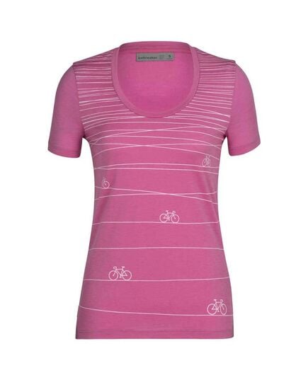 Icebreaker Koszulka damska merino W Tech Lite II SS Scoop Tee Hill Sprint - Cosmic r. XS