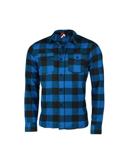 Northfinder Koszula flanelowa męska Runah black / blue, Waga: 0.5, Rozmiar: M