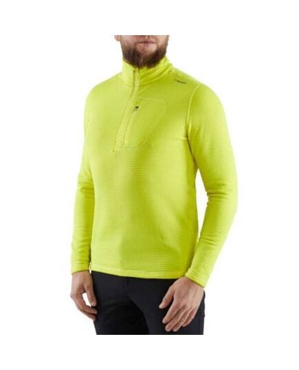 Viking Bluza męska 1/2 Zip Admont Man żółta