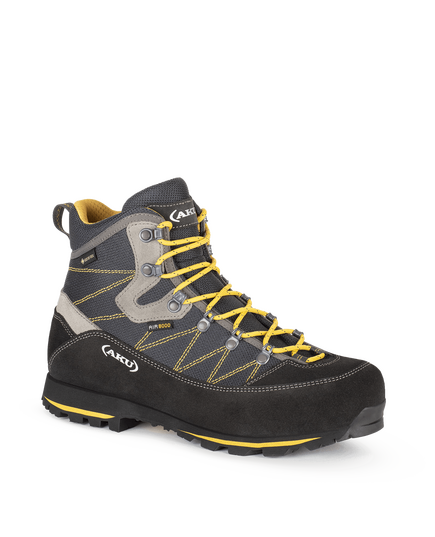 Aku Buty górskie męskie Trekker Lite III GTX szaro-żółte, Waga: 2, Rozmiar: 46