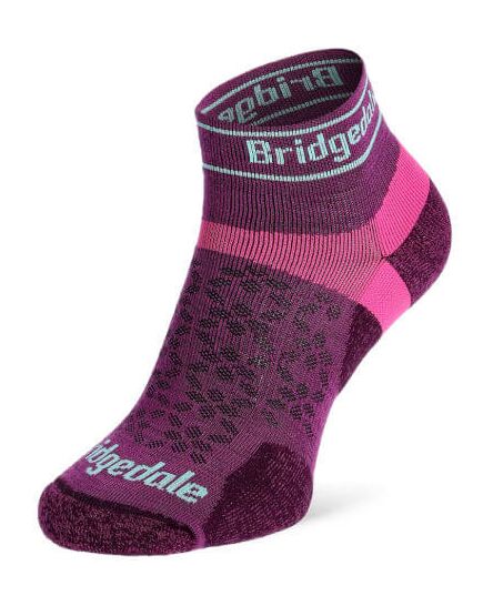 Bridgedale Skarpety damskie Ultralight T2 Merino Sport Low różowe