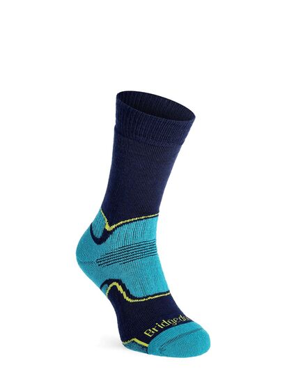 Bridgedale Skarpety męskie z amortyzacją Hike Midweight Merino Performance niebieskie L ( 44- 47 )